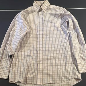 Eagle Outfitters Men’s Button Down Dress Shirt Size 15 Non Iron Material